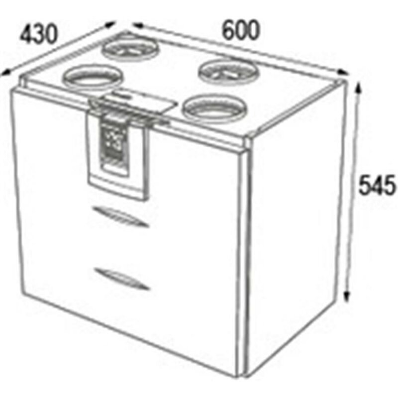 Filtre vmc double flux vallox 270 SE filtrage air intérieur maison passive