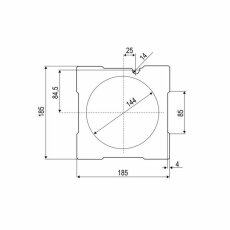 Maico ECA15-EMA16 Distanzrahmen