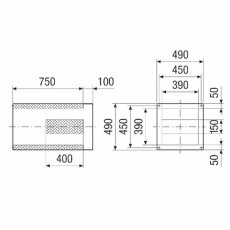 Maico SDVI Sockelschalldämpfer NW 350-900mm