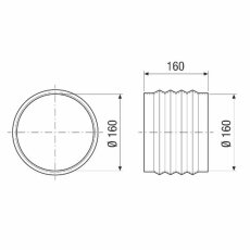 Maico STKI Elastische Manschette NW 160-500mm