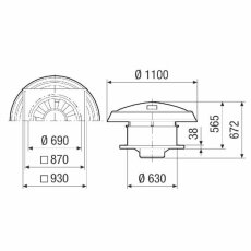 Maico KIT DAD Montageset NW 630-900mm